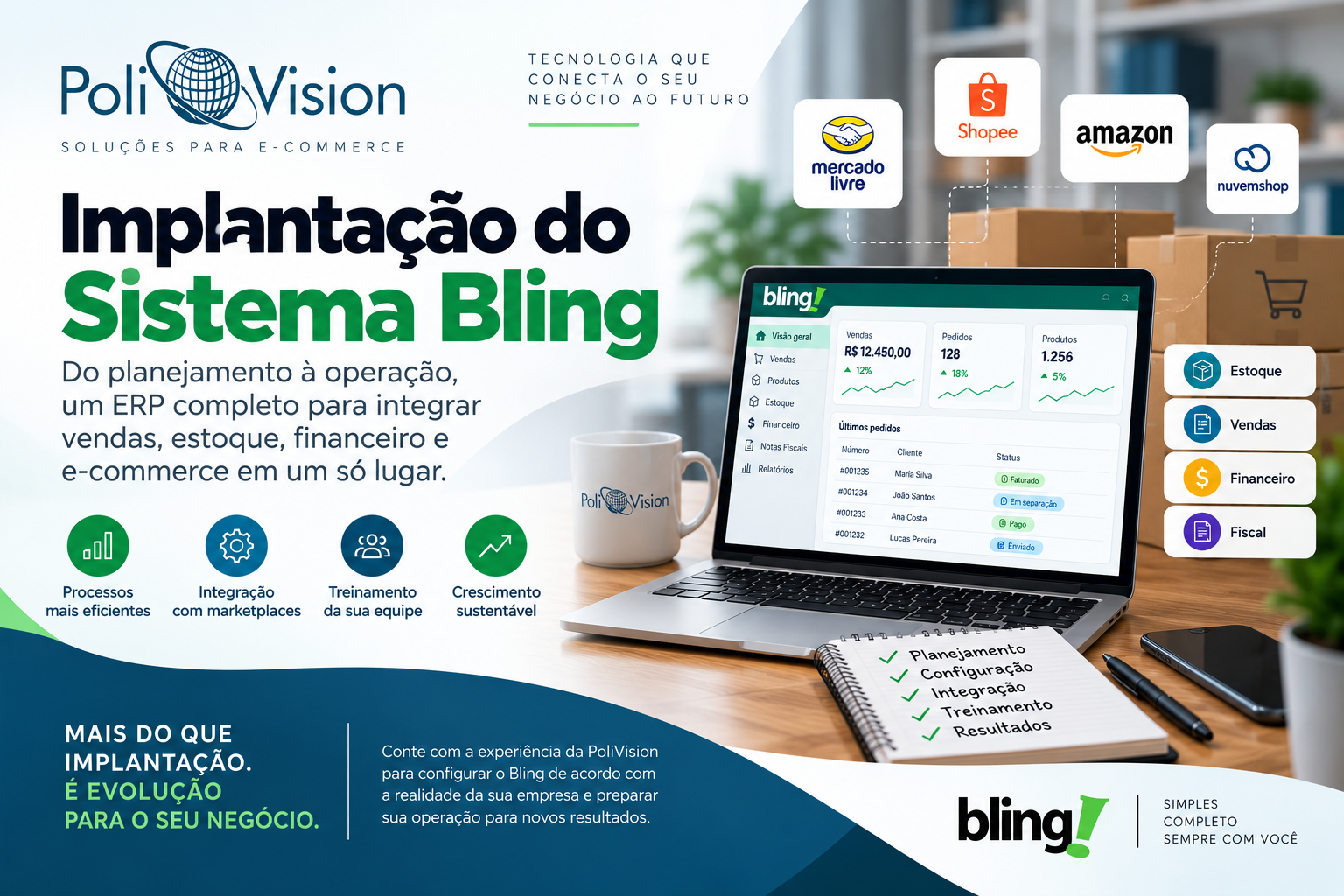 implantação bling