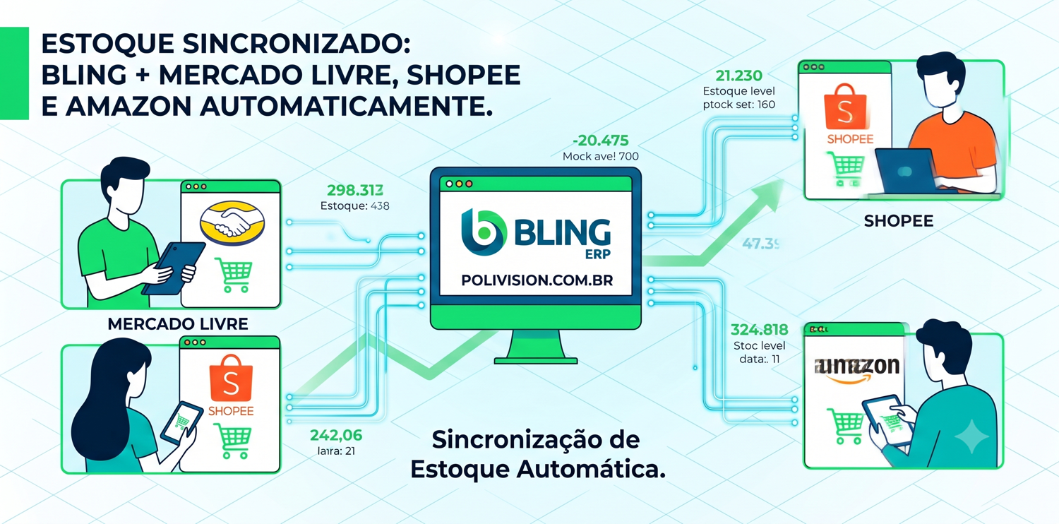 sincronização de estoque automatica