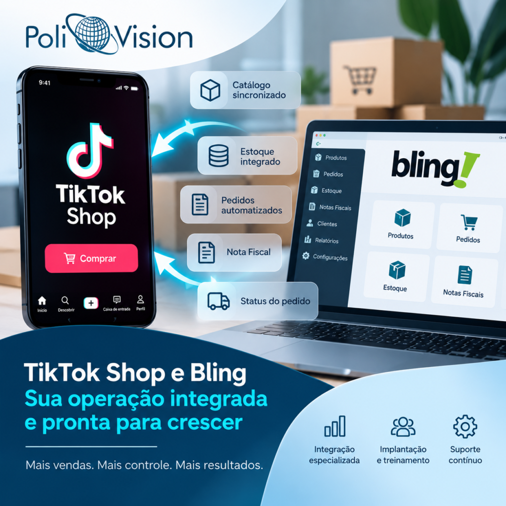 integração tiktok shop e bling
